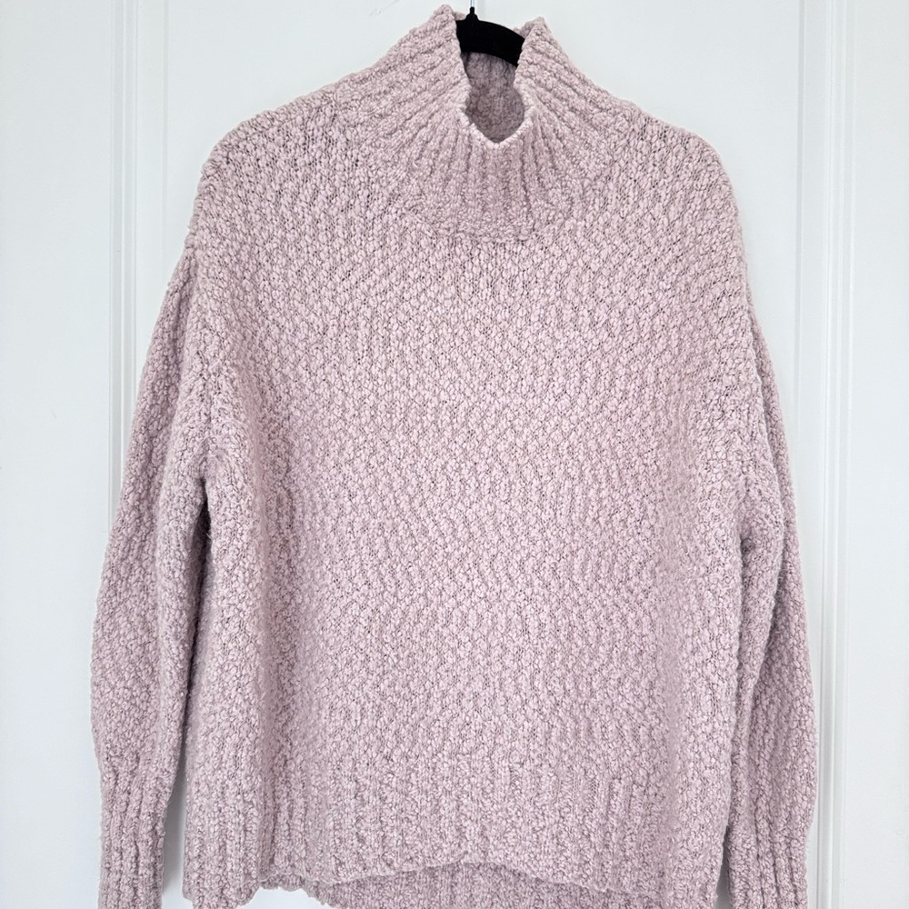 🩷CYNTHIA ROWLEY Women's Cozy Knit Sweater - Light Pink